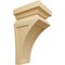 Ekena Millwork 6"W x 6 3/4"D x 12"H Large Nevio Wood Corbel, Alder CORW06X06X12NEAL - alternate 1